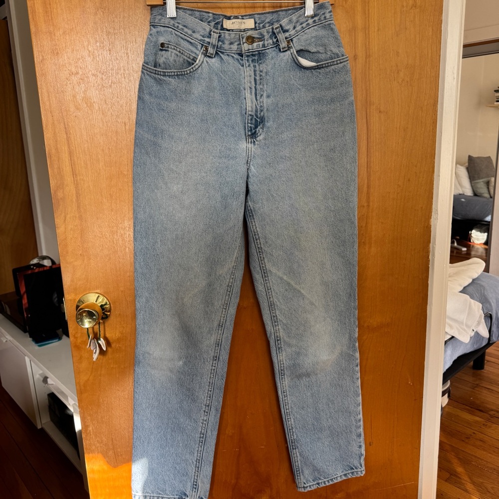 Classic Blue Straight Leg Women's Jeans Vintage Light wash